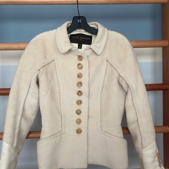 Louis Vuitton jacket FR36 llama wool - Picture 2 of 10